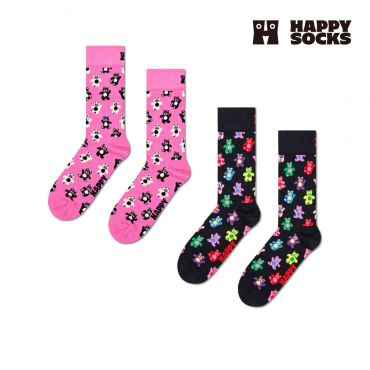 【HAPPY SOCKS】Animals系列-可愛泰迪熊