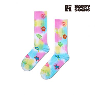 【HAPPY SOCKS】Sneaker系列-獨特扎染襪