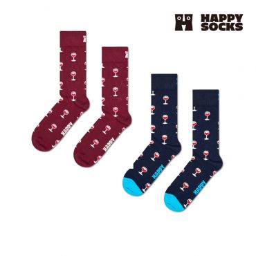 【HAPPY SOCKS】Food&Drinks系列-優雅葡萄酒