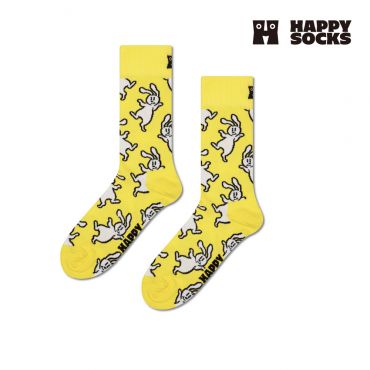 【HAPPY SOCKS】Celebration系列-歡樂跳舞兔子潮襪（親子款）