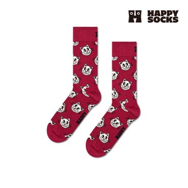 【HAPPY SOCKS】Animals系列-貓咪狂熱派