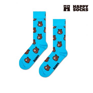 【HAPPY SOCKS】Animals系列-俏皮妙妙熊