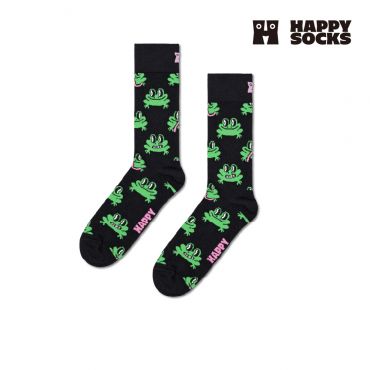 【HAPPY SOCKS】Animals系列-青蛙小王子潮襪（親子款）